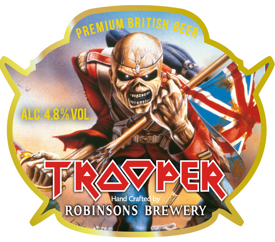 'Trooper' beer is named after a well-known Iron Maiden crowd pleaser
