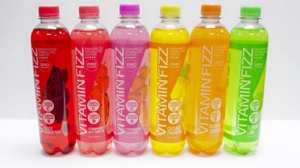 Each 17oz bottle of VitaminFIZZ contains 100% of the RDI of vitamin C, B6, B3, B5 and B12