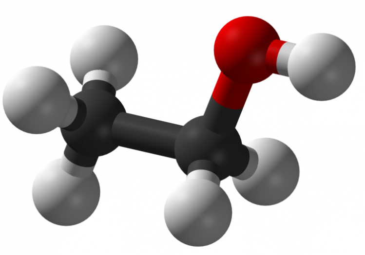 Industry tail wagged UK government dog over Minimum Unit Pricing (MUP)? (Picture: Molecular model of ethyl alcohol)