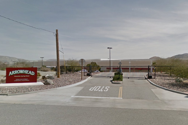 Nestle Waters North America's bottling facility at Cabazon, California, which produces Arrowhead Mountain Spring Water