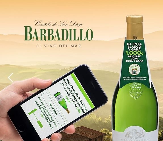 Thinfilm has partered with Barbadillo on a prize draw for consumers using NFC. Picture: Thinfilm.
