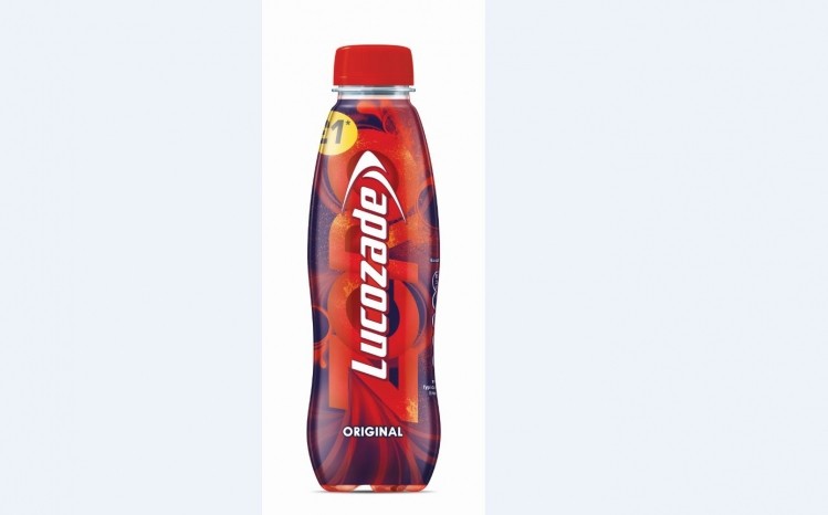The 380ml PMP pack. Picture: Lucozade.
