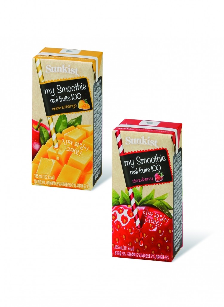 Haitai Beverage & SIG Combibloc launch ‘Sunkist’ smoothies carton