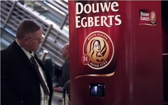 Facial recognition software in a South African Douwe Egberts machine