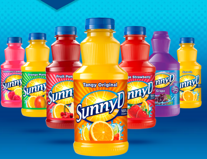 Sunny Delight Citrus Fruit Punch Beverage, Flavor Variety Pack, 16 O ...