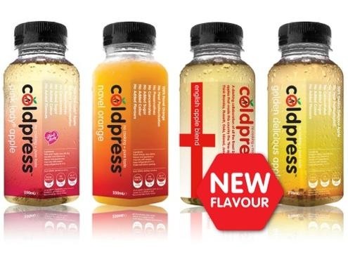 Selected flavors from the Coldpress range