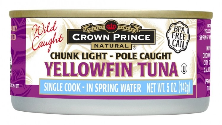 One of Crown Prince Natural's BPA-free cans 