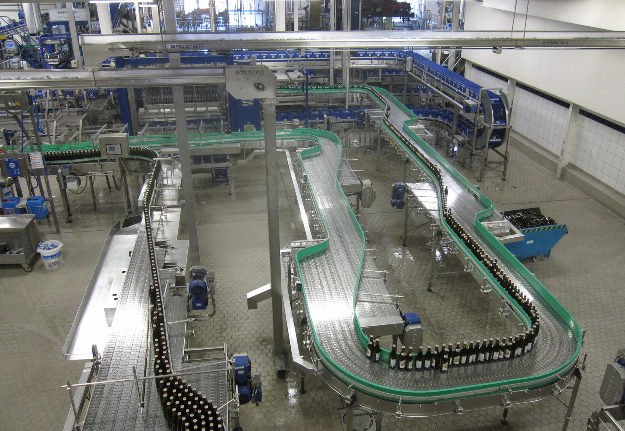 Inside a bottling plant (Picture Credit: Bernt Rostad/Flickr)