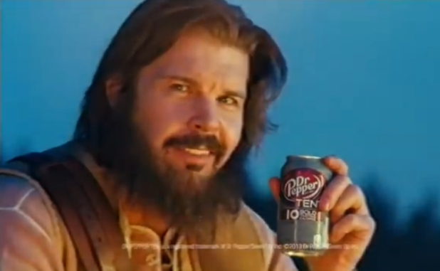 Still from Dr Pepper TEN 'Mountain Man' Commercial
