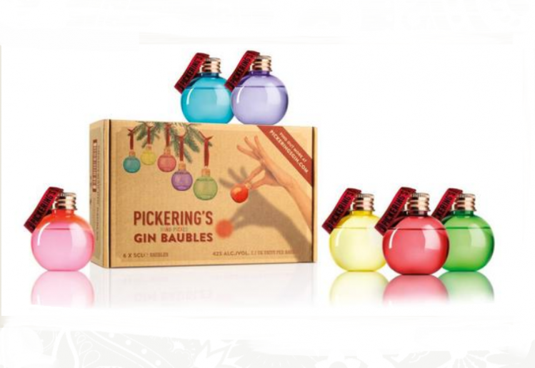 Pickering’s Gin launches gin baubles for Christmas