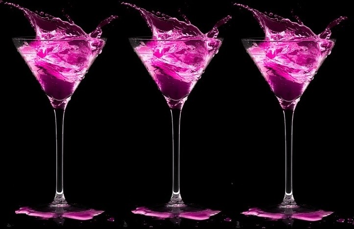 Pink and premium: Pink gin, rosé wine and colourful cocktails are on trend