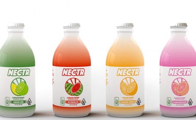 Nectr cannabis-infused carbonated drinks. Photo: Spacestation.