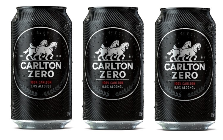 Carlton Zero - Carlton & United Breweries' first ever non-alcoholic beer - launched in Australia last year. 