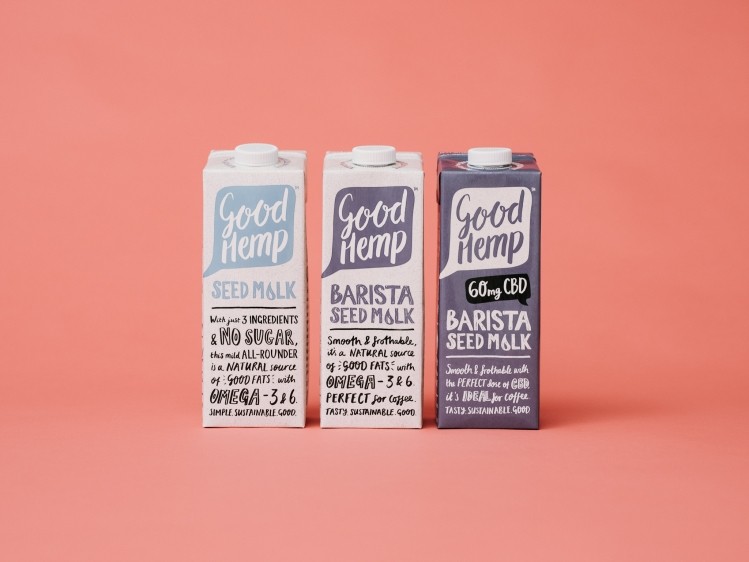 Good Hemp is launches CBD plant-based milk. Photo: Good Hemp.