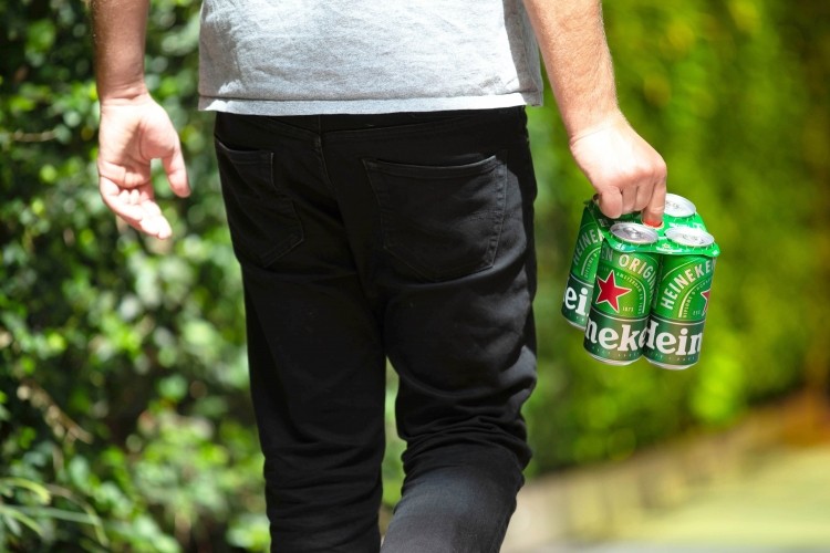Heineken's new Green Grip technology. Pic: Heineken.