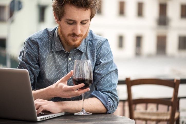 Are online tastings a blessing or curse? Pic:getty/demaerre