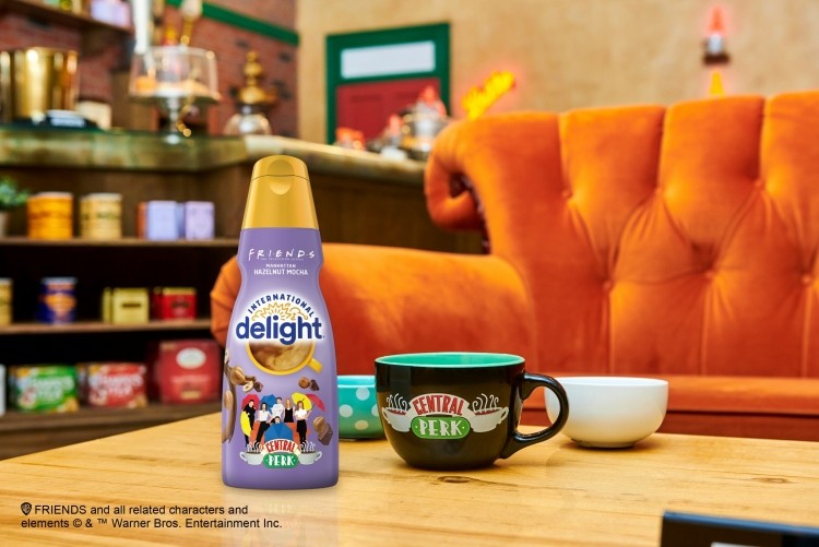 US coffee creamer brand International Delight has launched a new limited-edition Friends Manhattan Hazelnut Mocha creamer, in partnership with Warner Bros. Discovery Global Consumer Products.