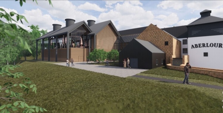 Artist's impression of the Aberlour distillery expansion. Pic: Chivas Brothers