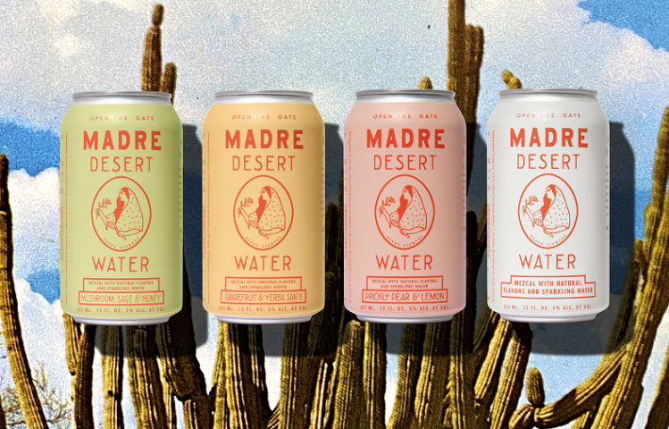 Madre launches Desert Water in the US as an RTD entrance to the mezcal category. Pic: Madre