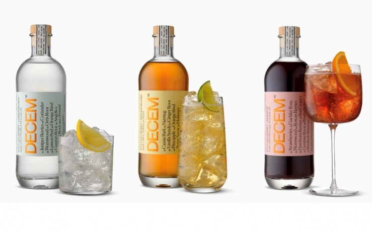 Masterchef 2016 finalist Billy Wright is launching a new range of 10% ABV spirits in the UK called Decem. Pic: Decem