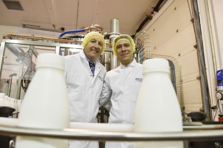 Harry Cowan, commercial director & Miguel Ferreira, operations manager. Photo: BV Dairy.