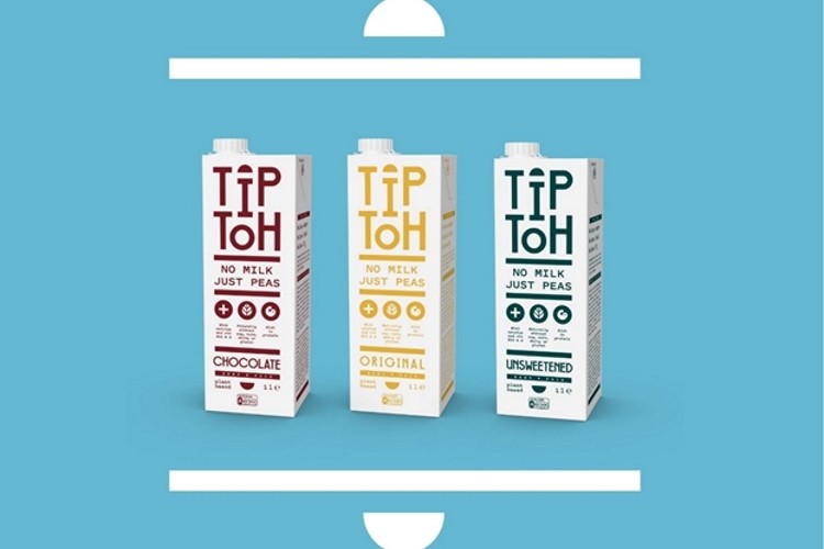 Belgian start-up Tiptoh has partnered with SIG and Olympia Dairy to bring a new range of pea protein beverages to the Belgian market. Pic: SIG