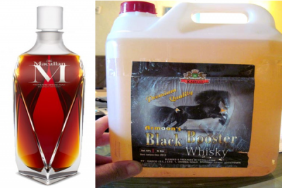 Whisky Wars! $628k The Macallan versus world's cheapest brand