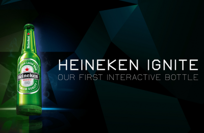 Heineken Ignite: Last year the brewer claimed to have launched the first interactive beer bottle