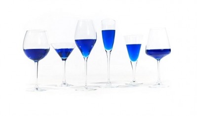 Gïk blue wine derives its electric blue color from natural pigments. Photo/Gïk 