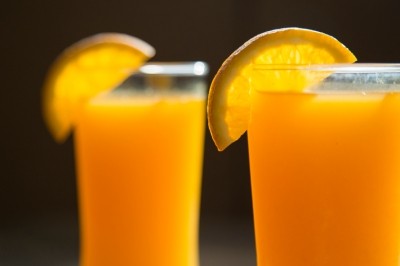 Orange juice: a well-known source of vitamin C, but the beverage also contains psoralens