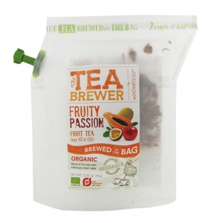 Grower's Cup Tea Brewer is one example of tea on-the-go.