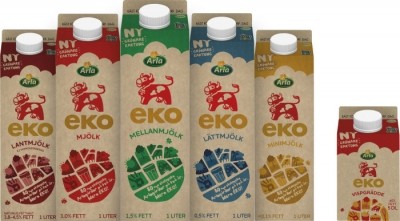 The EKO Naturally Pure-Pak cartons. Picture: Arla Foods.