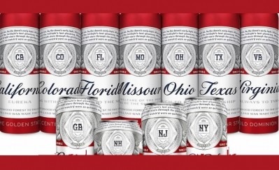 Budweiser puts US state names on pack