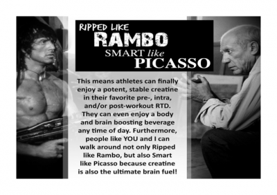Ripped like Rambo, smart like Picasso! VPX rips up sports drink rules