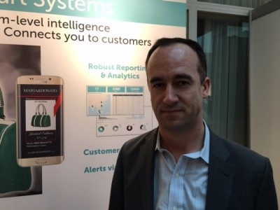 Erwan Le Roy, EVP business development & GM NFC solutions and smart sensor products, Thinfilm, at the AIPIA Congress.