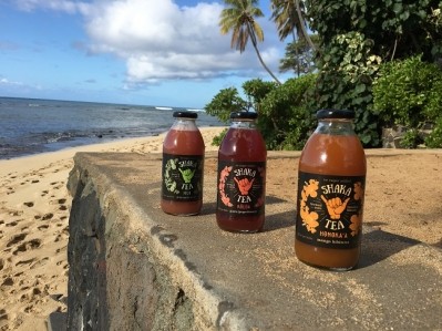 Shaka Tea's three māmaki-based flavors are named after towns in Hawaii: Kōloam, Hilo, and Honoka'a.