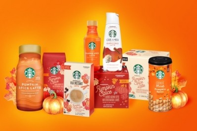 Starbucks adds a pumpkin flavor to its new at-home creamer line.