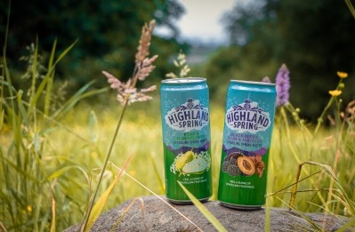 Highland Spring's flavoured cans. Pic:Highland Spring