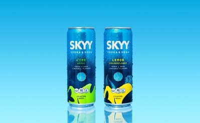 Campari's SKYY Vodka & Soda launches in the US this month.