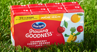 Ocean Spray targets kids beverage category with Growing Goodness line: 'This is a whole new segment for us'
