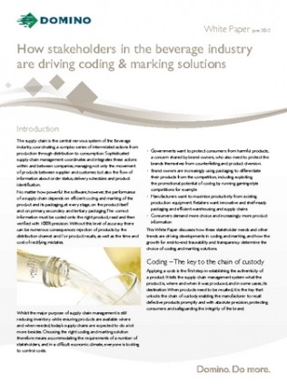 Stakeholders drive coding &amp; marking solutions