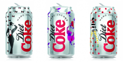 Fashion designer Mark Jacobs' new can designs for Coca-Cola Great Britain