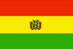 The Bolivian flag