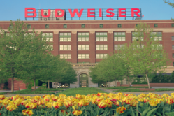 The old Budweiser brewery in St.Louis, Missouri: Belgian firm InBev snapped-up the brand and US beer market leadership when it bought Anheuser-Busch in 2008