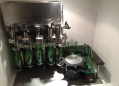 Bottles are pressurized for filling…